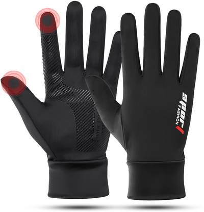 CoolShef Hand Gloves for Sun Protection, Summer Thin Ice Silk Gloves for Men Cycling Gloves