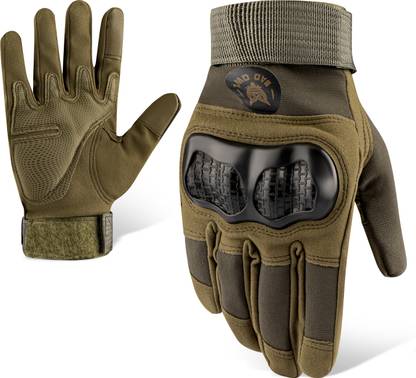 BAD OWL GRIPTOR Knuckle Protection Riding Gloves