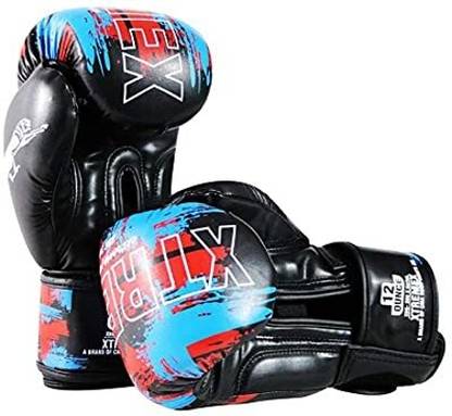 XtremeX Defender Boxing Gloves, Kickboxing and MMA Gloves for Men and Women (12 oz) Boxing Gloves