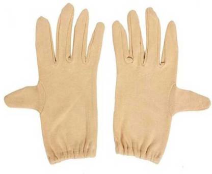 HOUSE OF COMMON Men 10 Inches Hand Glove For -Free Size Beige Pack 1 Cycling Gloves