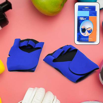 Oblivion Half-Finger Palm Support Gloves for Gym, Training & Outdoor Workouts – Unisex Gym & Fitness Gloves