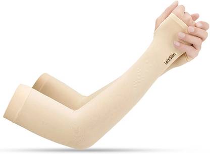 Stuti BREATHABLE & COMFORTABLE FULL ARM RIDING GLOVE WITH THUMB HOLE (Beige)_15 Riding Gloves