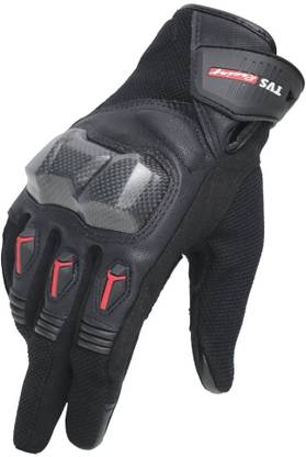 TVS RACING | P002 | BLACK | Riding Gloves