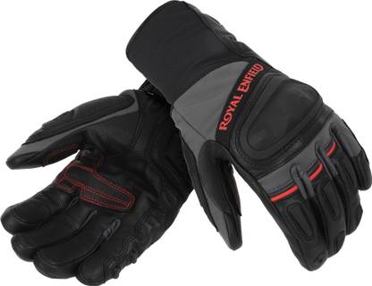 ROYAL ENFIELD Rev'It Darcha Waterproof Bike Gloves | Impact Protection | Abrasion Resistance Riding Gloves