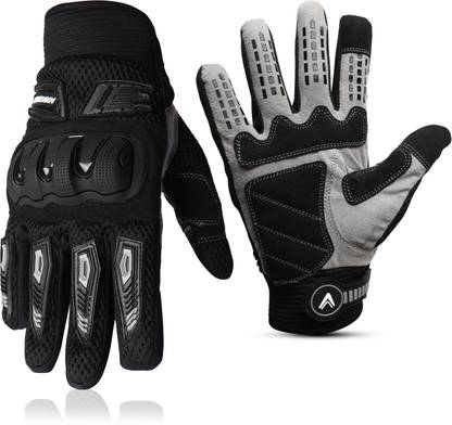 ArrowMax Sports Gloves With Wrist Support Nuckle Padding For Men Motorcycle Riding Gloves