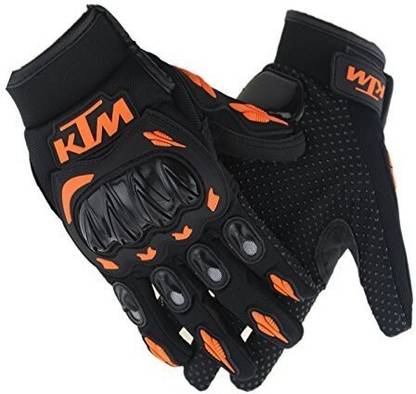 ALLEXTREME EXKLGO1 Rider Safety Polyester Motocross Hard Knuckles Riding Gloves