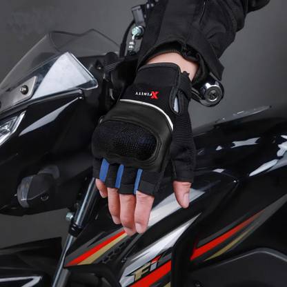 xfinity Riding Gloves Half Finger Shockproof Hard Knuckle Breathable AntiSlip Motorcycle Riding Gloves