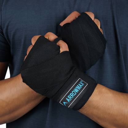 ArrowMax BOXING BANDAGE PUNCHING HAND WRAP GYM GLOVES WITH WRIST SUPPORT MEN WOMEN Boxing Gloves