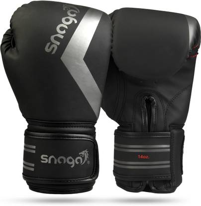 Snaga Premium Matt PU Boxing Gloves for Sparring, Boxing, Muay Thai, MMA - 12oz Boxing Gloves