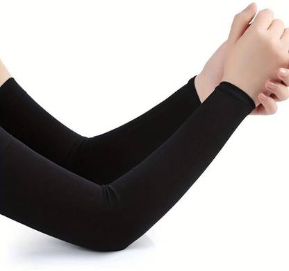 AUTOFRILL Sun UV Protection Sports Arm Sleeves for Men and Women Cycling Gloves