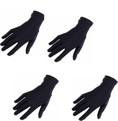 HOUSE OF COMMON Biking & Driving Dust & Sun Protection Half Gloves Pack Of 4 Driving Gloves