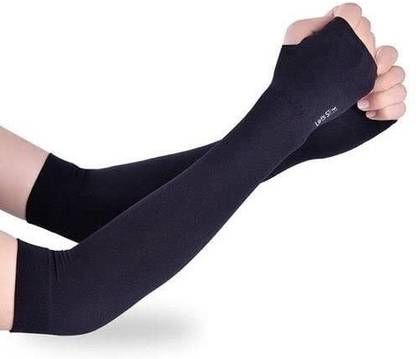 Homeistic Applience Cotton Finger Arm Sleeves/Hand Socks - UV/Sun Protection Finger Cut Arm Sleeves Gym & Fitness Gloves