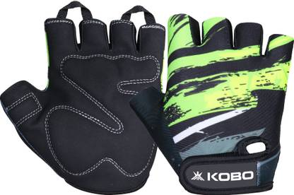 KOBO WTG-66 Weight Lifting Gym Glove Hand Protector for Fitness Training Gym & Fitness Gloves