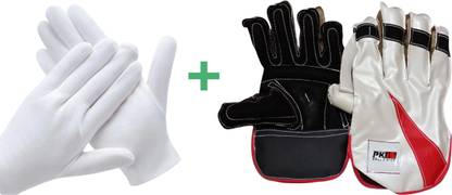 Garg Enterprises CRICKET KEEPING GLOVES AND INNER 2 ITEM SET Wicket Keeping Gloves