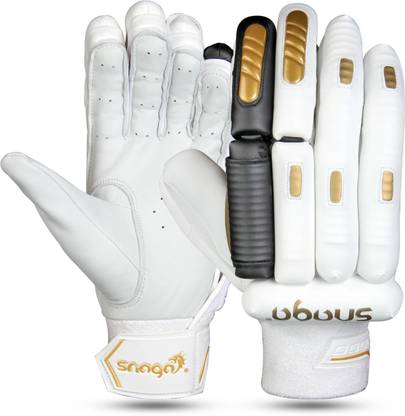 Snaga Players Cricket Batting Gloves R/H Black Batting Gloves