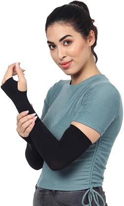 Adnate Nylon, Cotton Arm Sleeve For Men & Women