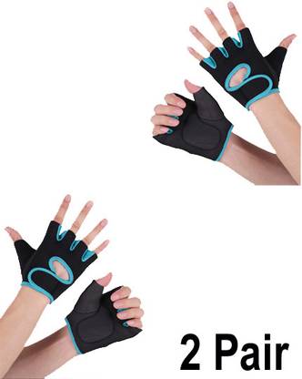DreamPalace India Weight Lifting Gloves for Gym Workout, Weightlifting, Fitness (2 Pair) Gym & Fitness Gloves