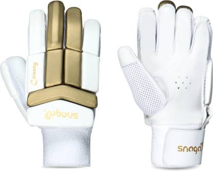 Snaga County Premium Leather Batting Gloves, Cut Fingered Gloves For Men Batting Gloves