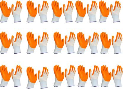 RBGIIT Waterproof Gloves Double Coating Nylon Comfortable Safety Gloves for Cleaning K2 Baseball Gloves