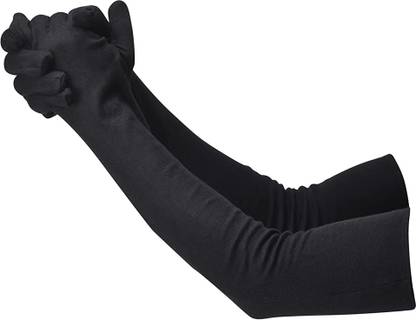 Nicsy Cotton Full Hand Protective Summer Gloves, Protection from Sun burns/Dust Riding Gloves