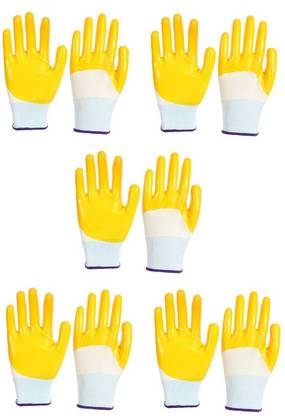 RBGIIT Anti Cut Resistant Rubber Gloves for Men Industrial Gloves for Gardening Work K1 Climbing Gloves