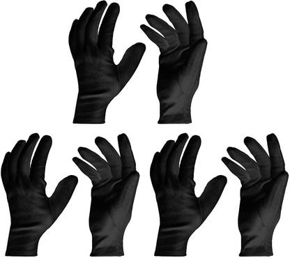 Lumicub LK14 Cotton Hand Gloves Pack of 3 Driving Gloves