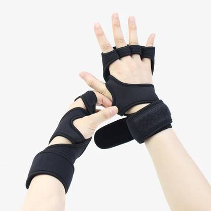 Rhtdm Unisex Half-Finger Gloves for Outdoor Gym & Fitness Gloves