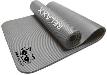 MAPACHE Relaxx Series NBR Yoga Mat Anti-Tear Exercise & Fitness Mat Carrying Strap 10 mm Exercise & Gym Mat