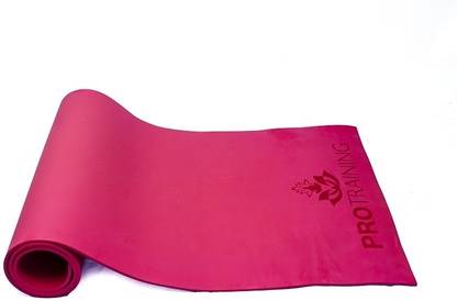 PROTRAINING Super Soft, Anti-Slip Comfortable Design Pink 6 mm Yoga Mat