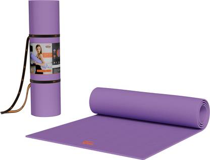 TYNOR Yoga Mat Eva, Purple, 4MM, 1 Unit Purple 4 mm Yoga Mat