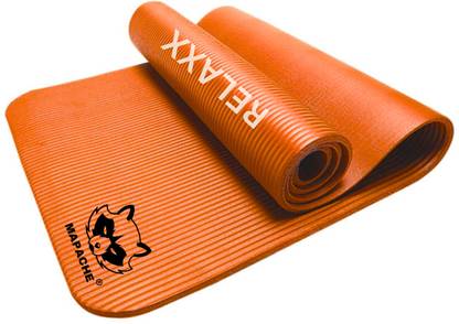 MAPACHE Relaxx Series NBR Yoga Mat Anti-Tear Exercise & Fitness Mat Carrying Strap 10 mm Exercise & Gym Mat