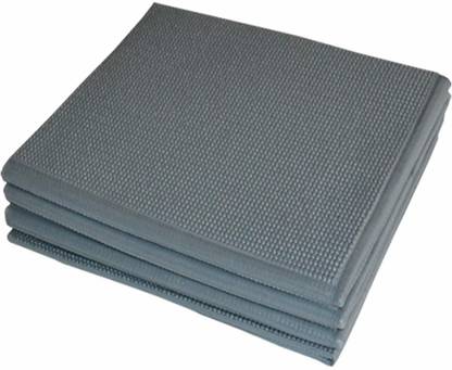 IRIS Best Travel 4mm Foldable PVC Yoga Mat Grey 10 mm Yoga Mat