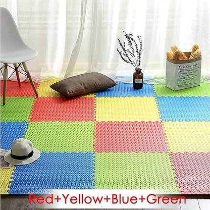 IGNITE WEIGHTS EVA Foam Interlocking Tiles, Protective Flooring for home, Cushion for Workout Multicolor 12 mm Exercise & Gym Mat