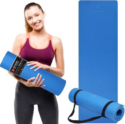 Quick Shel 10MM PREMIUM QUALITY YOGA MAT Blue 10 mm Yoga Mat