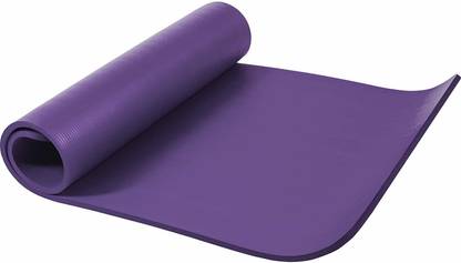 IRIS Fitness NBR Yoga Mat High Density Mat for Pilates , Fitness & Workout Purple 10 mm Yoga Mat