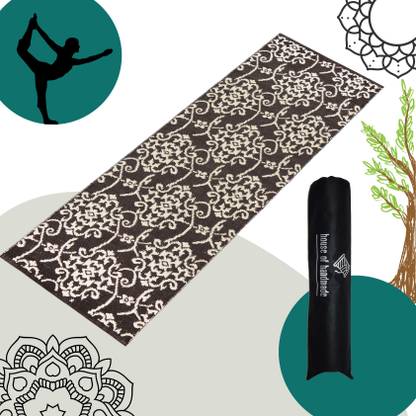 house of handmade ALABAMA YOGA Brown 9 mm Yoga Mat