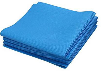IRIS Best Travel 4mm Foldable PVC Yoga Mat Blue 10 mm Yoga Mat