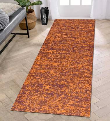 EXOTICE Orange Blue Gesture Reversible Rubber Yoga Mat 4MM Thickness 4 mm Yoga Mat