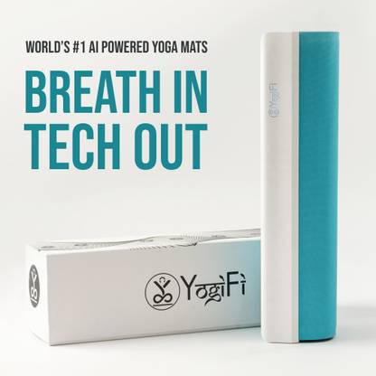 YogiFi Smart gen 2+ Yoga mat | AI Powered For Home Workout Red 6 mm Yoga Mat