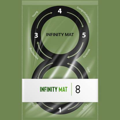 Infinitymat Infinity Walking Mat Green 1 mm Yoga Mat