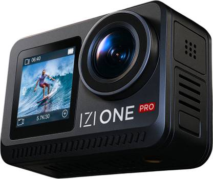IZI ONE PRO Action Camera 5.7k Action Camera, HD Sony STARVIS Sensor, Waterproof, Dual OLED Sports and Action Camera