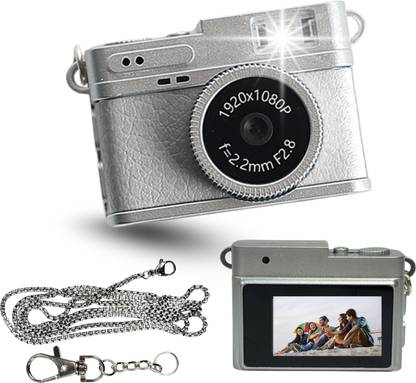 fetaca compact mini digital camera with 1080p Video, Filter Modes, Flashlight & Keychain Sports and Action Camera