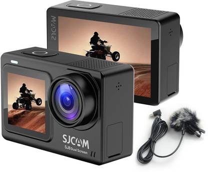 SJCAM SJ8 Dual Touch Screen 2.33'/1.3' 140.5° Wide-Angle Super Night Vision 30m Waterproof Support Micro SD 128GB Vlog Sports and Action Camera