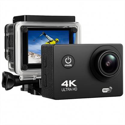 DCPRO WATERPROOF 30M 4K ULTRA HD WIFI SPORTS AND ACTION CAMERA WITH ACCESSIORIES Sports and Action Camera