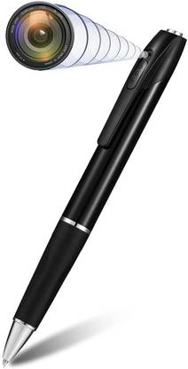Bzrqx Mini Security Spy Camera Pen Hidden Camera Body, Portable Wearable Spy Pen Camera V8 Sports and Action Camera
