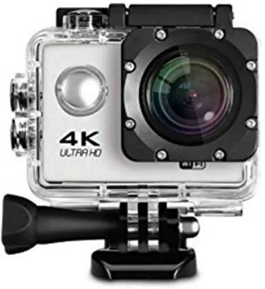 एक्सेलो action camera 4K WiFi 16MP Sports Action Camera 3M Underwater स्पोर्ट्स और एक्शन कैमरा