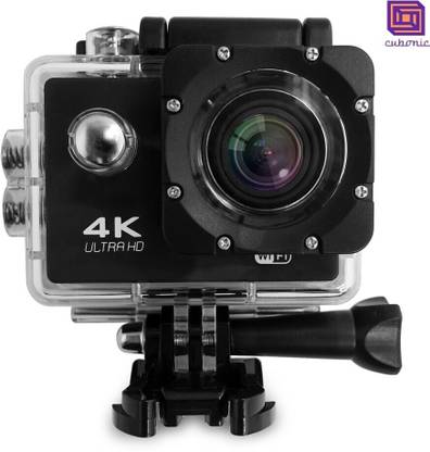 Cubonic 4k wifi 4k action camera black Sports and Action Camera