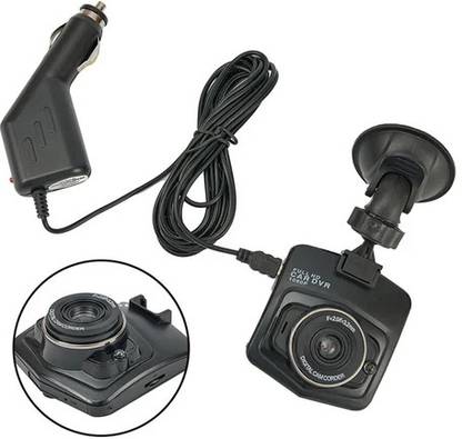 VOLTegIC DVR-C8 Night Vision G-Sensor Loop Recording Motion Detection 170° Wide-Angle Dashcam Sports and Action Camera