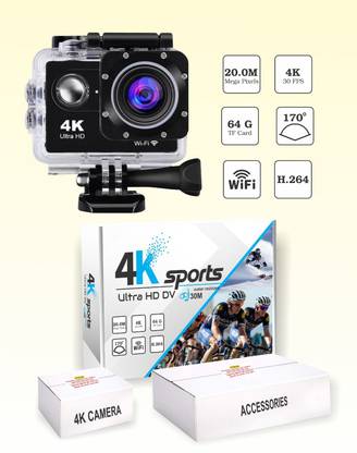 Vivid quest GoPro Action camera GoPro Action Camera 4k20MP Wifi 30M Waterproof Action Camera Sports DV Camcorder Sports and Action Camera