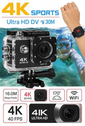 Wix 4k B19 Sports Camera Action Camera 4k20MP Wifi 30M Waterproof Action Camera Sports DV Camcorder Sports and Action Camera